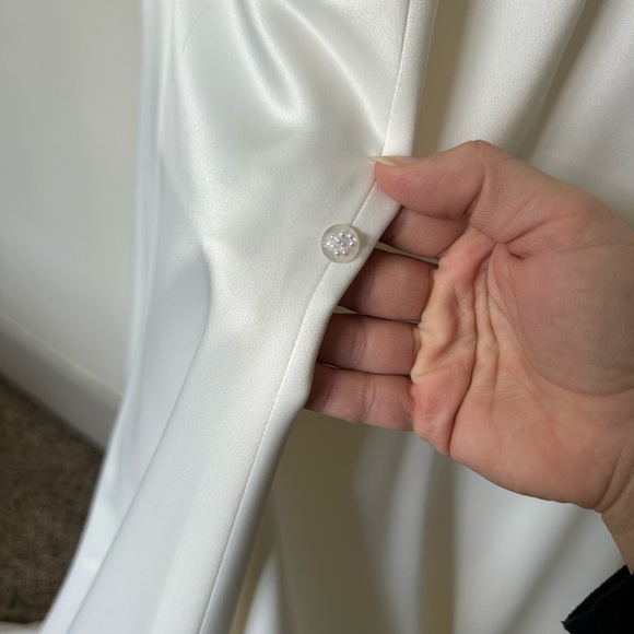 DAVIDS BRIDAL X GALINA VC9837 Beaded Wedding Dress - Picture 6 of 11